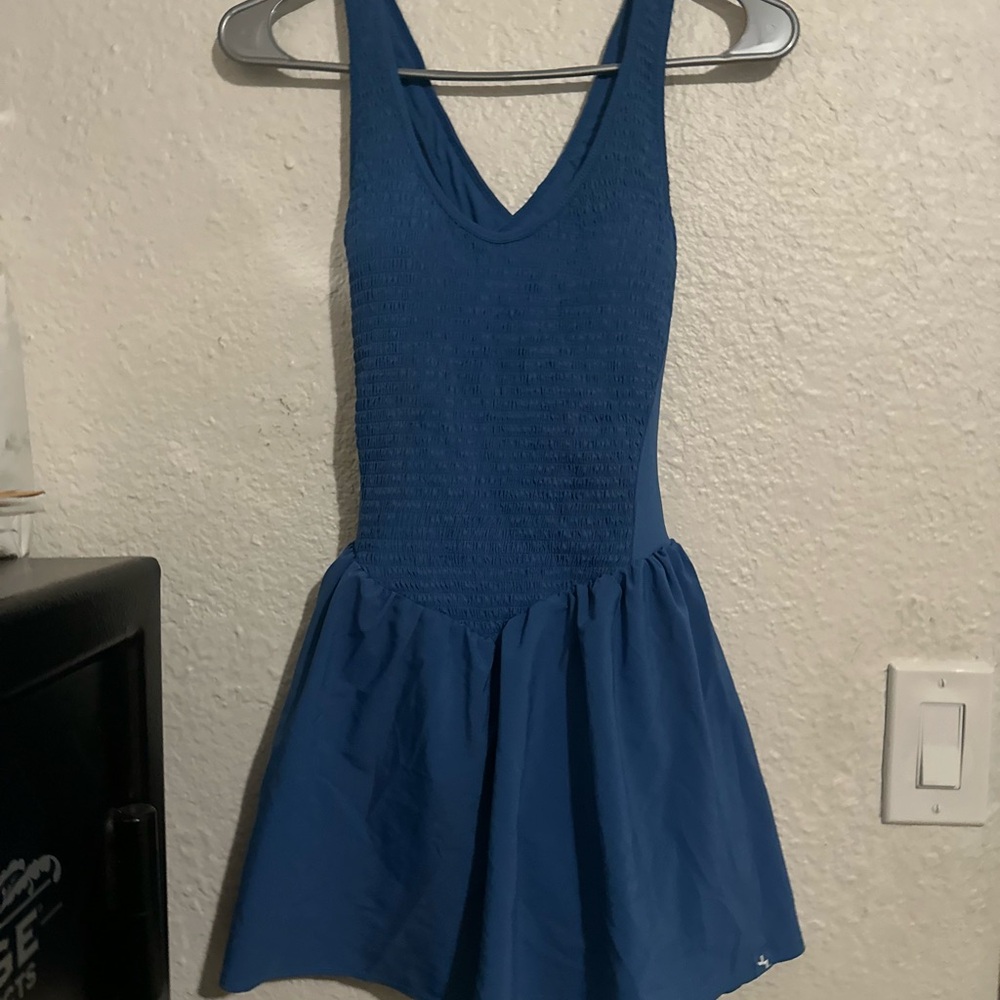 JoyLab Blue Mini Dress